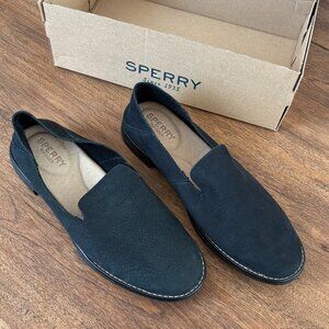 Sperry Seaport Levy Black Loafer - Size 6 NWT
